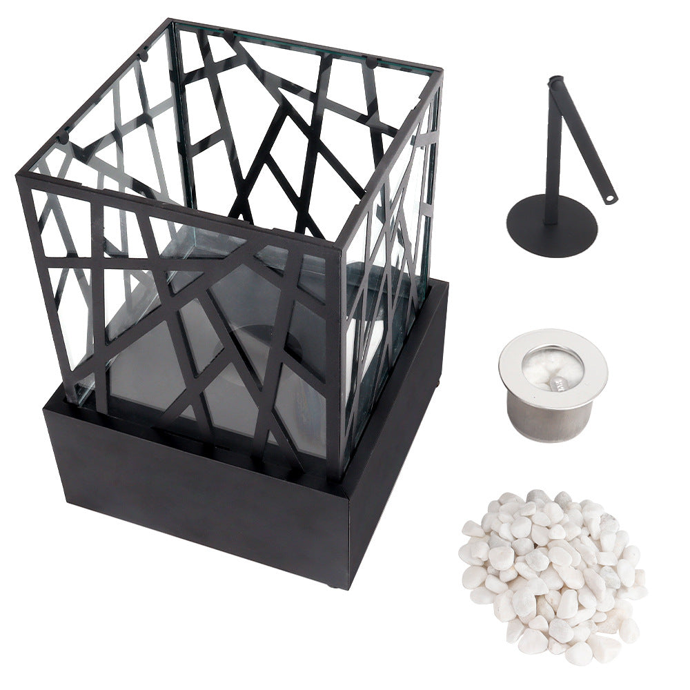 Tabletop Alcohol Fireplace Indoor Heating Stove Fire Pit for Home Use