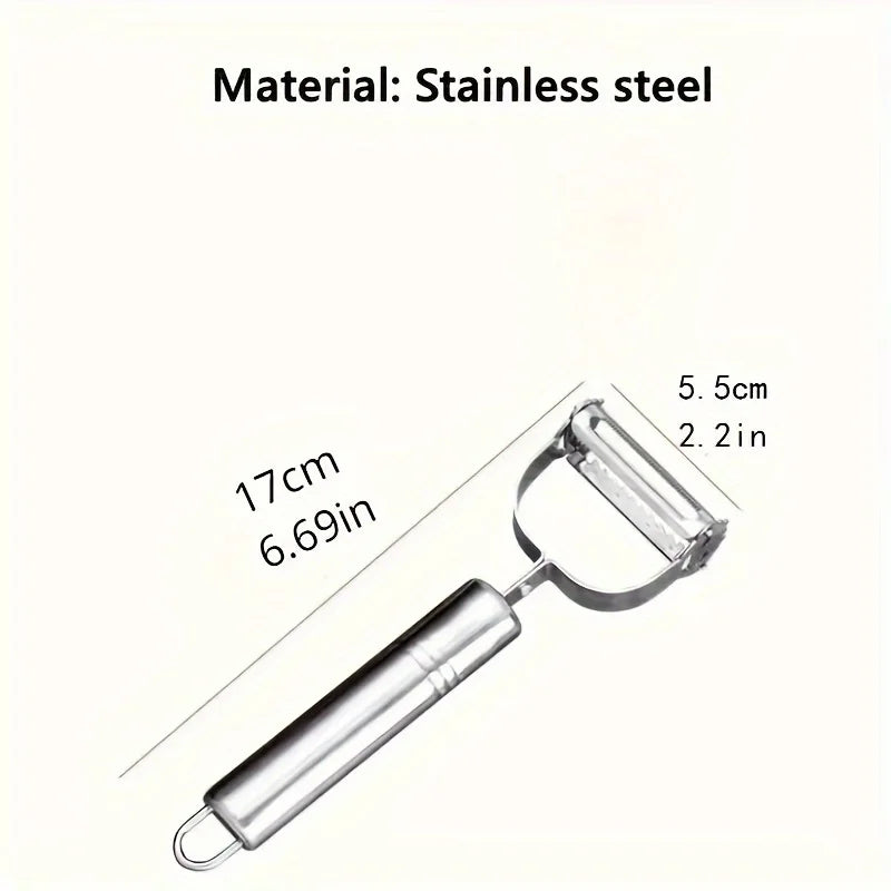 Multifunctional Stainless Steel  Kitchen Peeler Fruit Vegetable Potato Carrot Cucumber Grater Julienne Durable Vegetable Slicer