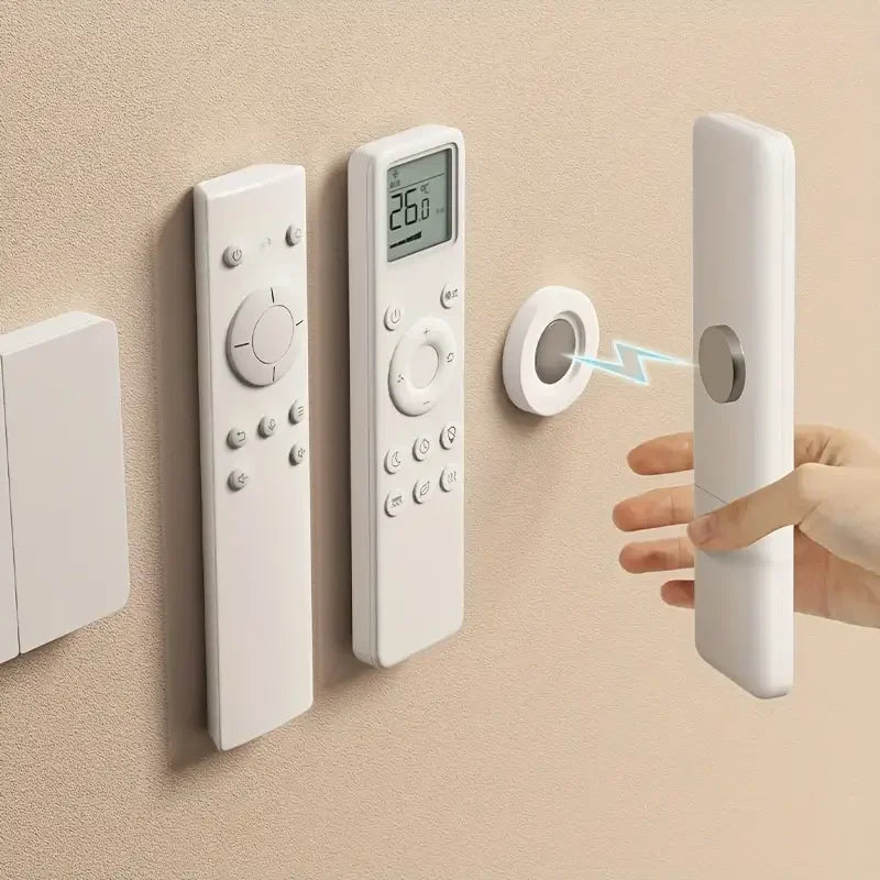 Remote Control Holder with Strong Fixation-TV Remote Control Holder Magnetic Remote Control Holder Wall-Mounted Adhesive Type
