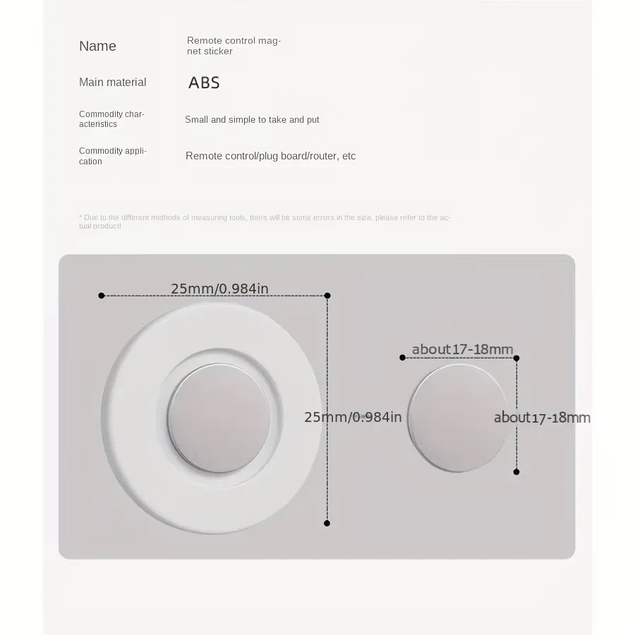 Remote Control Holder with Strong Fixation-TV Remote Control Holder Magnetic Remote Control Holder Wall-Mounted Adhesive Type